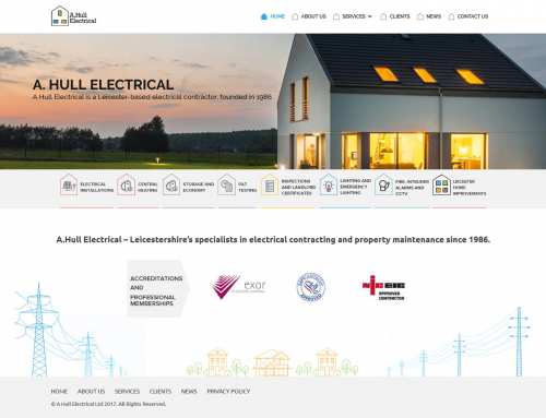 A.Hull Electrical – Website