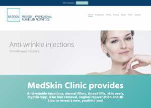 MEdskin Clinic - website design