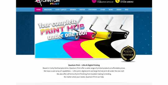 Quantum Print - wordpress website